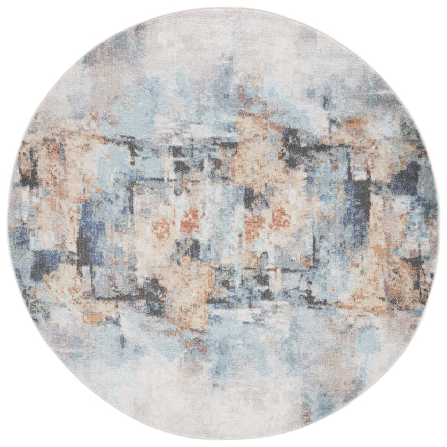 Safavieh Phoenix Phx510J Aqua/Gold Rust Rug.