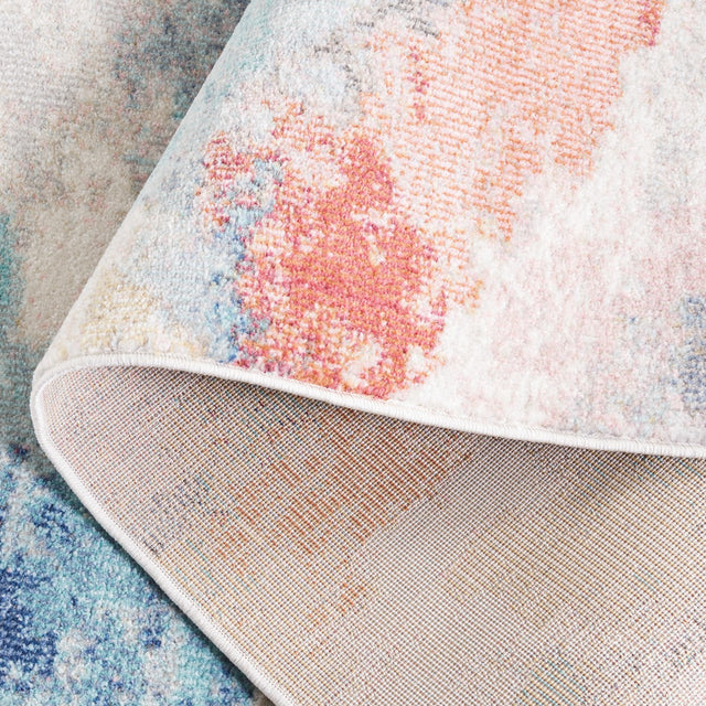 Safavieh Phoenix Phx551A Ivory/Blue Rust Rug.