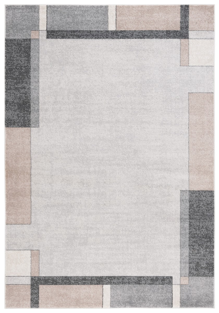 Safavieh Phoenix Phx553F Light Grey/Beige Charcoal Rug.