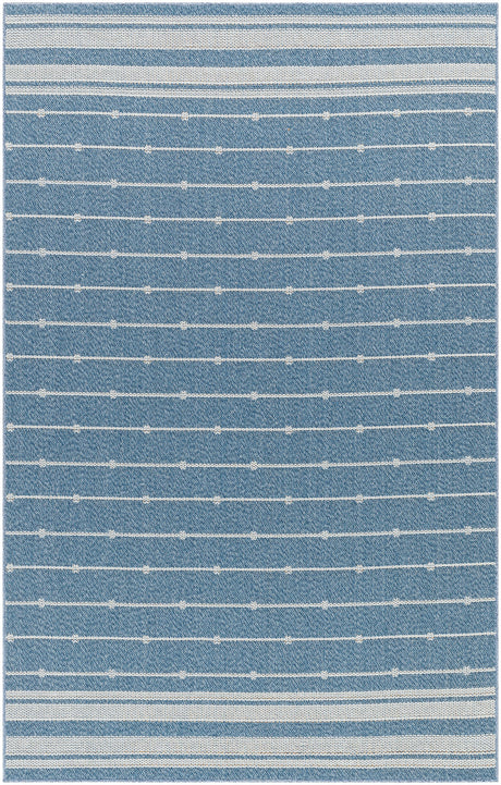 Surya Pismo Beach Pmb-2312 Pewter, Beetle Blue, Slate, Silver Rug.