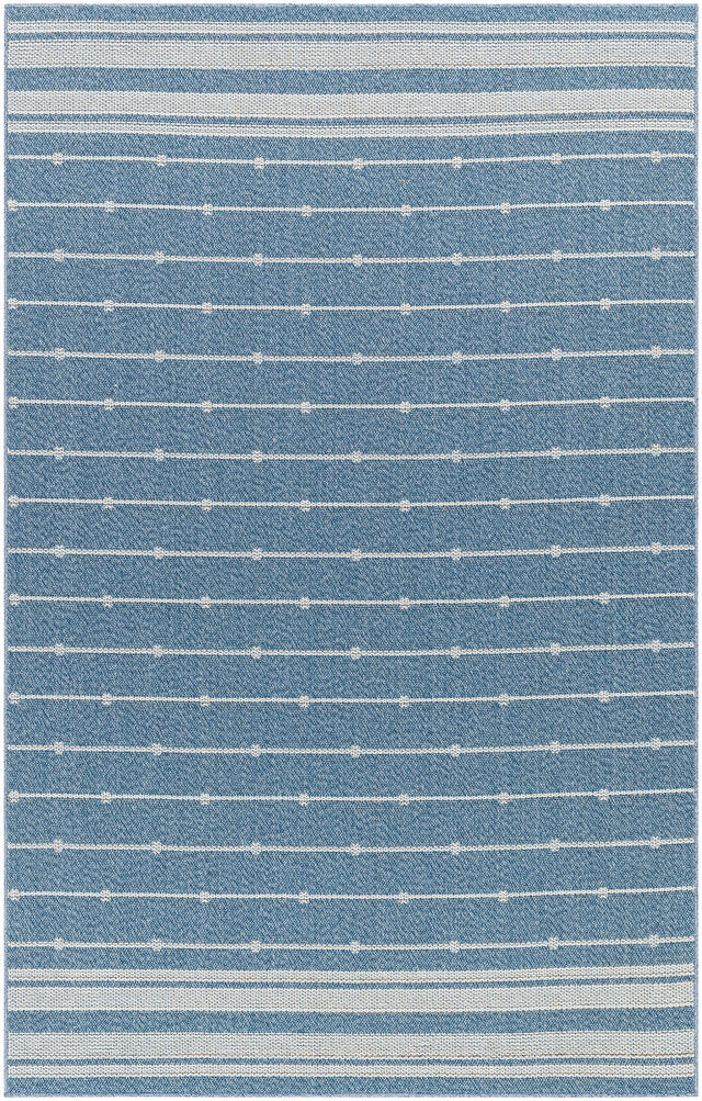 Surya Pismo Beach Pmb-2312 Pewter, Beetle Blue, Slate, Silver Rug.