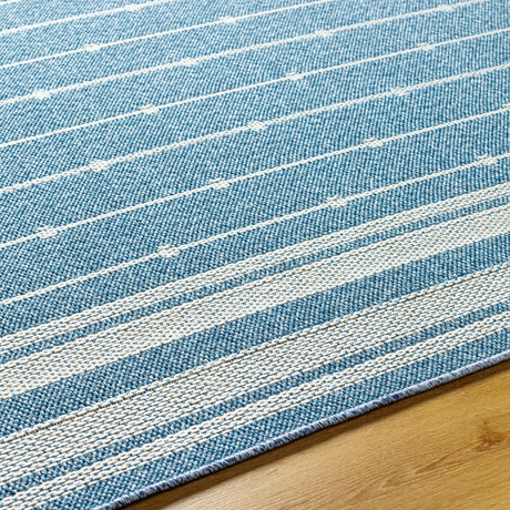 Surya Pismo Beach Pmb-2312 Pewter, Beetle Blue, Slate, Silver Rug.