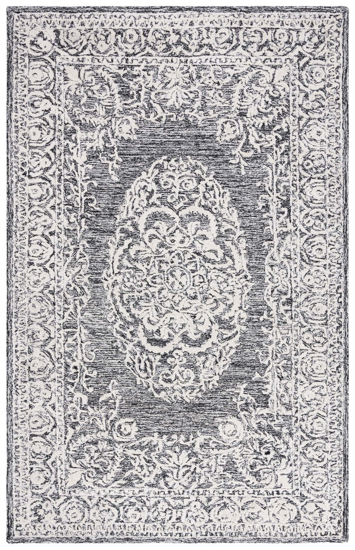 Safavieh Precious Pre305Z Black/Ivory Rug.