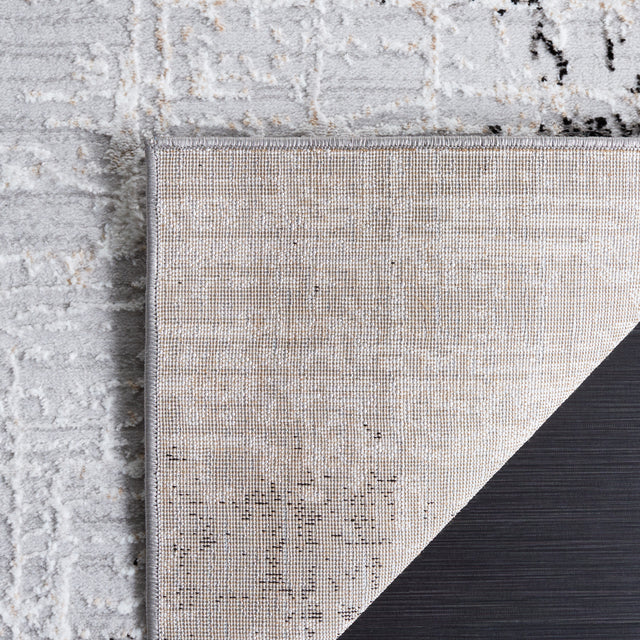 Safavieh Parker Prk100G Light Grey/Black Rug.