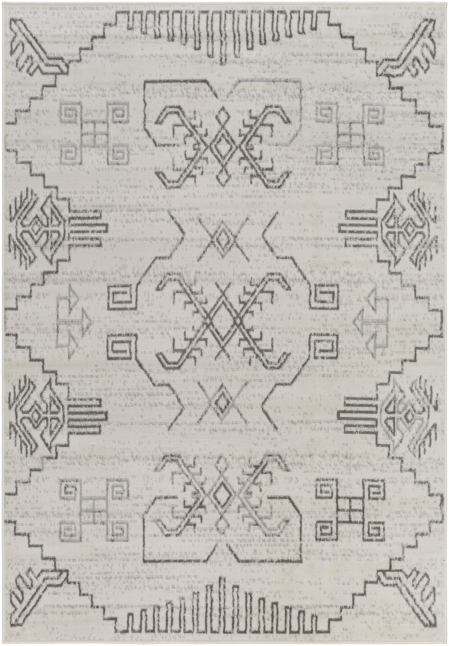 Surya Pisa Pss-2359 Light Gray, Medium Gray, Charcoal Rug.