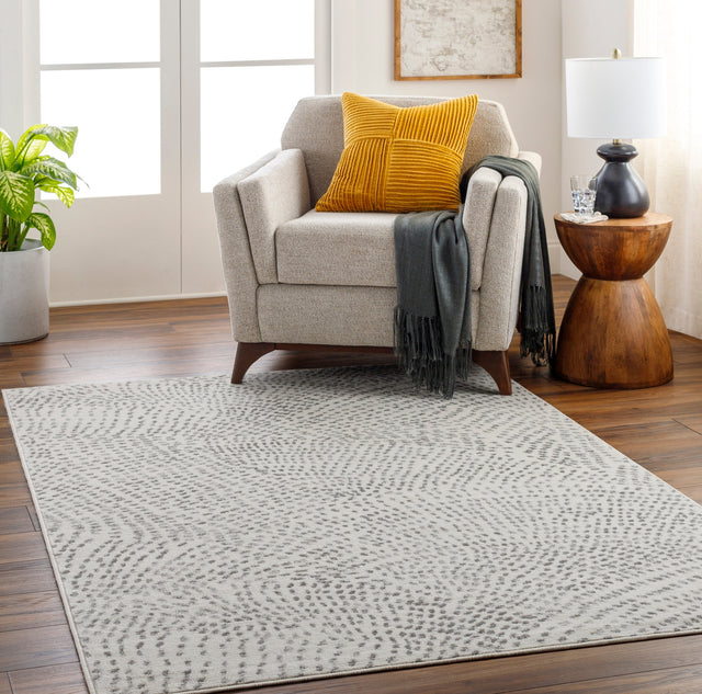 Surya Pisa Pss-2365 Light Gray, Medium Gray, Charcoal Rug.
