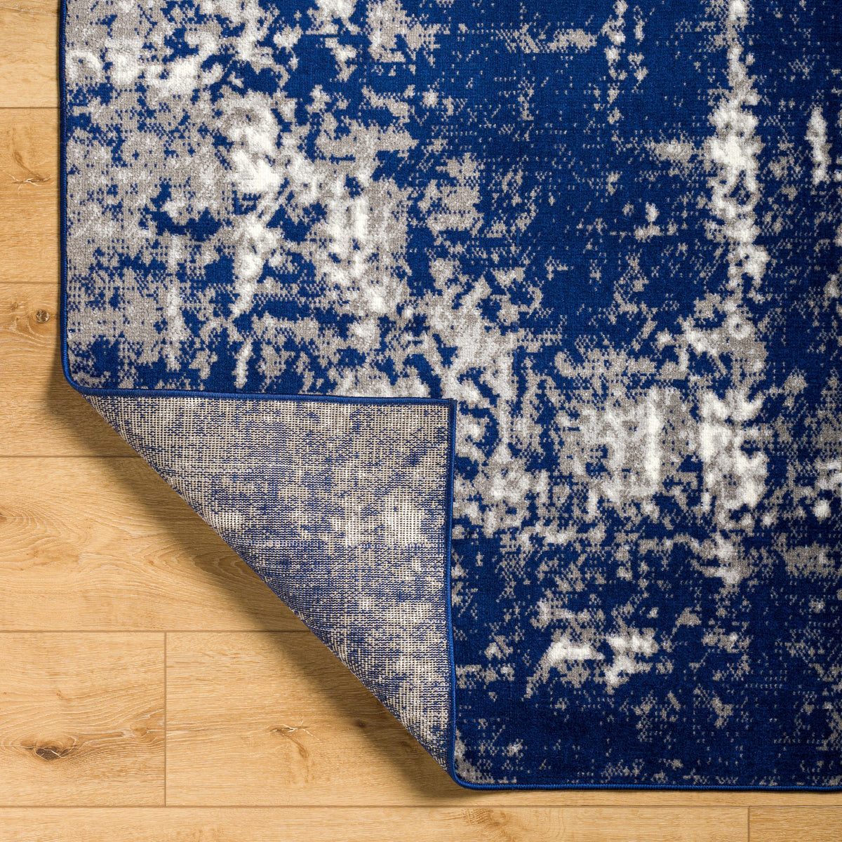 Surya Pisa Pss-2373 Dark Blue, Charcoal, Medium Gray, Light Gray Rug.