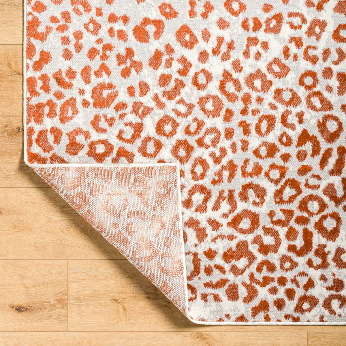 Surya Pisa Pss-2381 Light Gray, Medium Gray, Burnt Orange Rug.