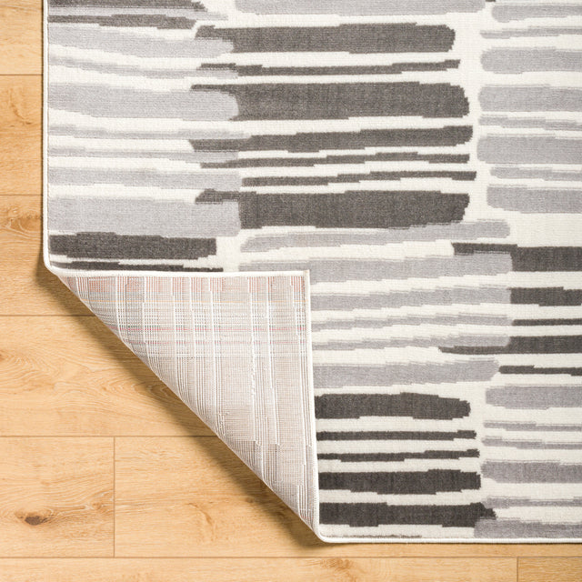 Surya Pisa Pss-2382 Light Gray, Medium Gray, Charcoal Rug.