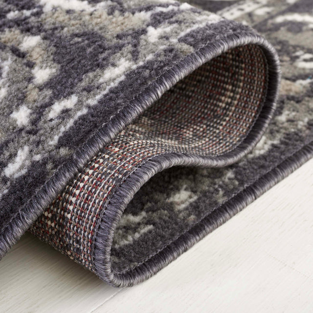 Safavieh Pyramid Pyr214H Charcoal/Ivory Rug.