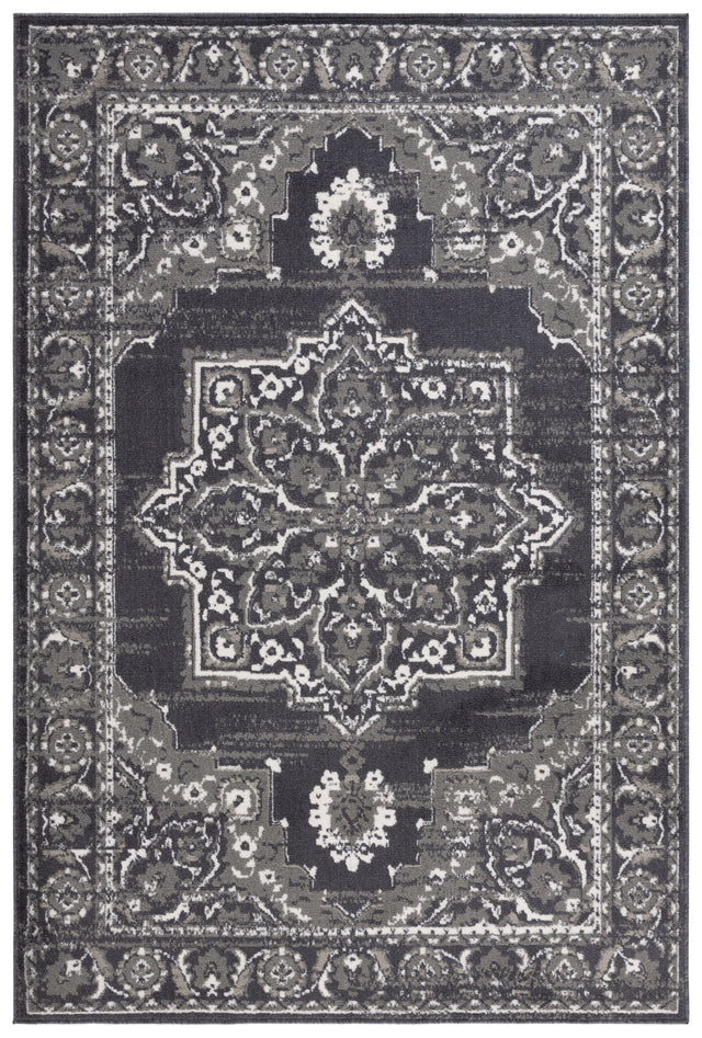 Safavieh Pyramid Pyr214H Charcoal/Ivory Rug.