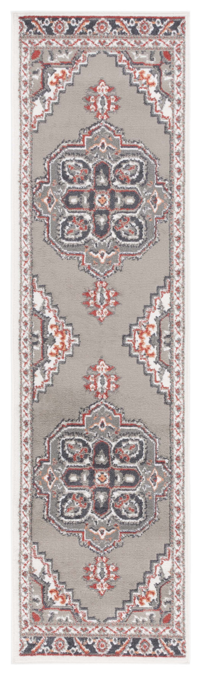 Safavieh Pyramid Pyr215F Grey/Ivory/Rust Rug.