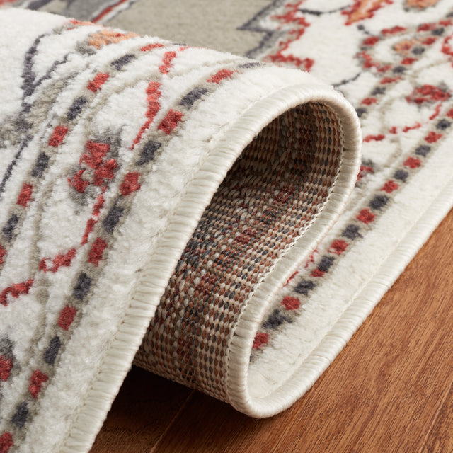 Safavieh Pyramid Pyr215F Grey/Ivory/Rust Rug.