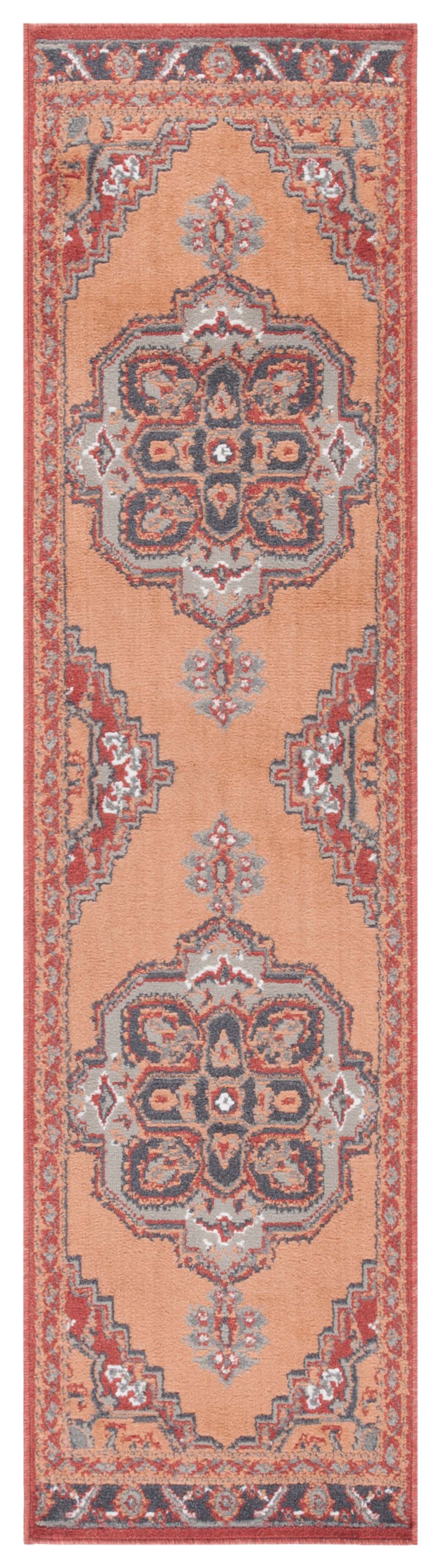 Safavieh Pyramid Pyr215P Rust/Ivory Grey Rug.
