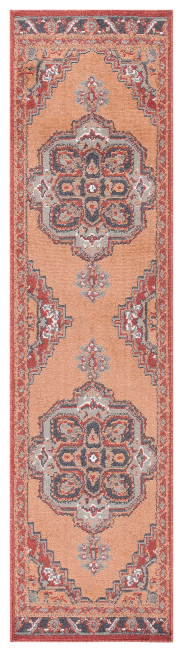Safavieh Pyramid Pyr215P Rust/Ivory Grey Rug.