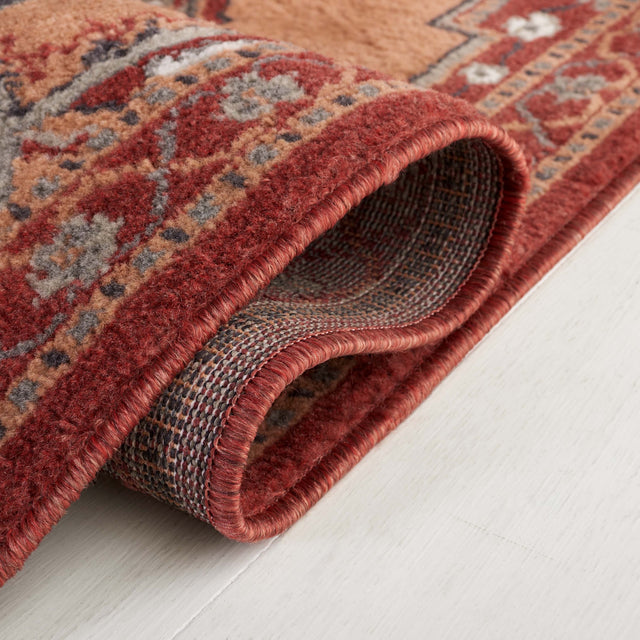 Safavieh Pyramid Pyr215P Rust/Ivory Grey Rug.