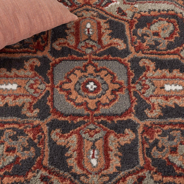 Safavieh Pyramid Pyr215P Rust/Ivory Grey Rug.