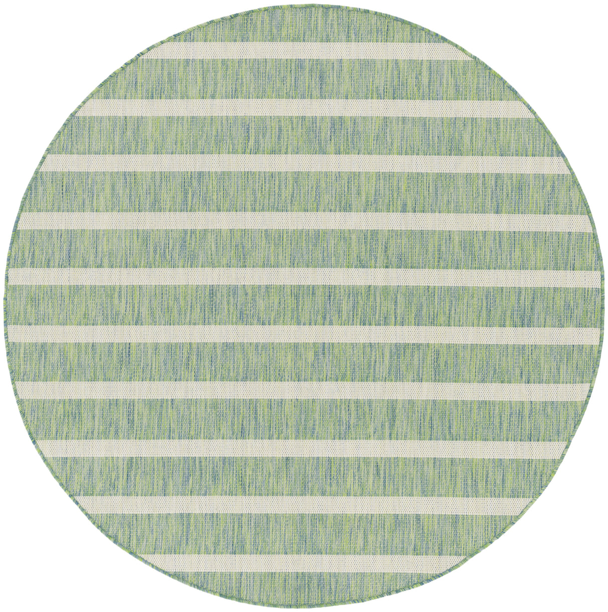 Nourison Positano POS03 Machine Made Blue, Green, Ivory Rug