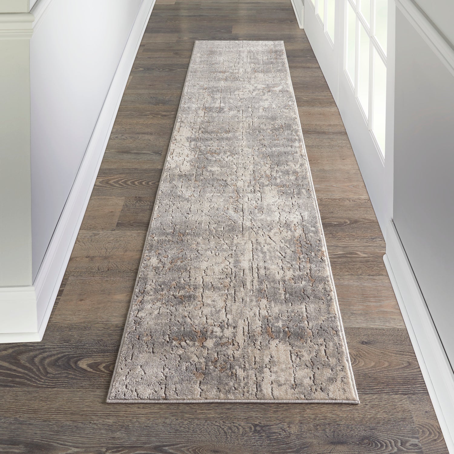 Nourison Quarry Qua03 Beige/Grey Rugs
