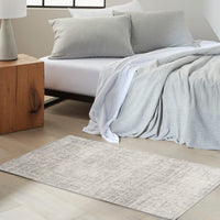 Calvin Klein Home Currents Cur01 Ivory Grey Area Rug