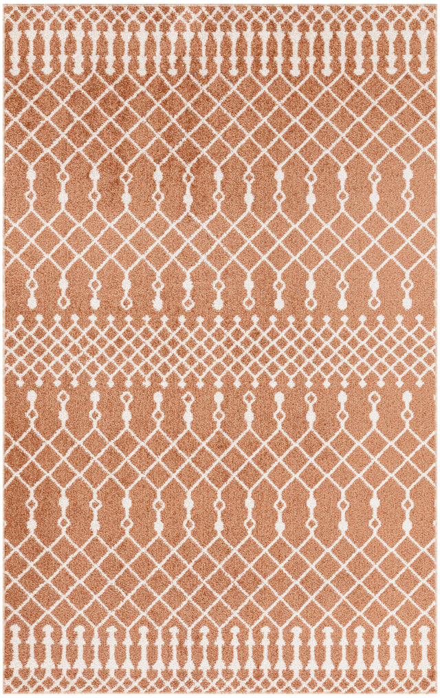 Nourison Astra Machine Washable ASW10 Machine Made Copper Rug