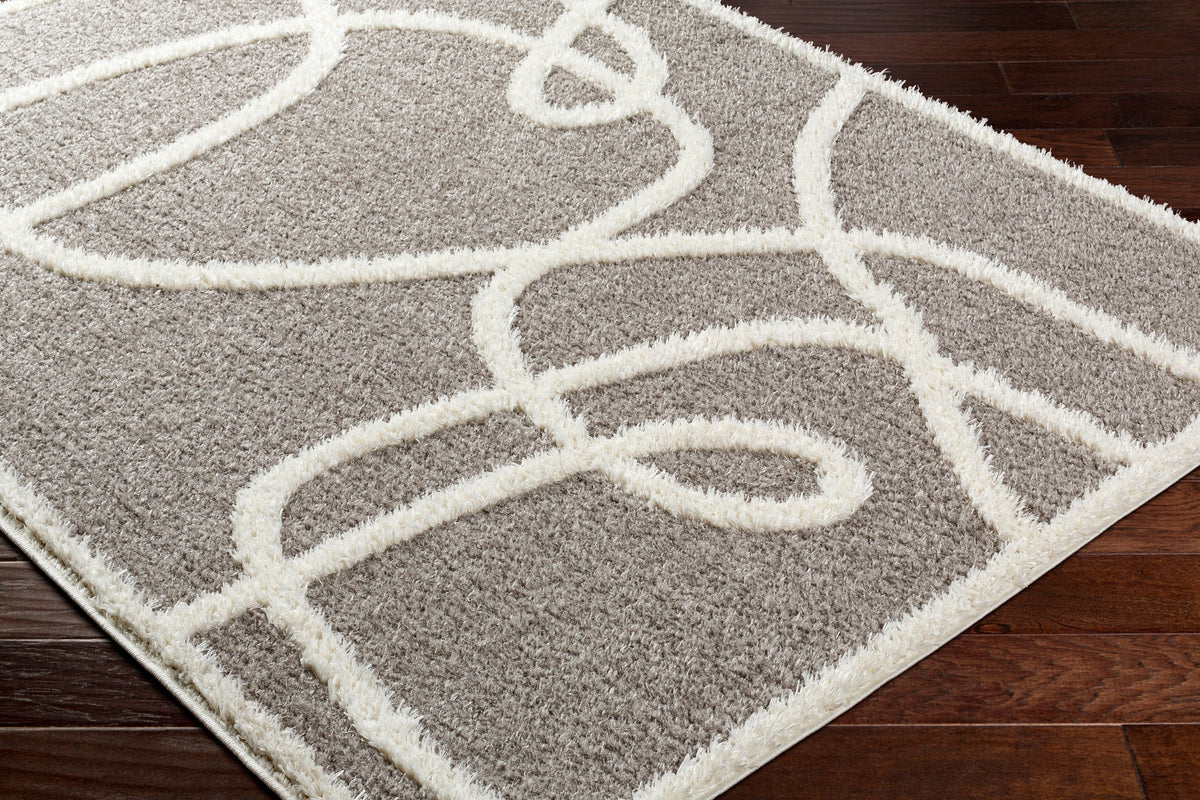 Surya Rodos Rdo-2339 Sage, Sterling Grey, Off-White, Pearl Rug.