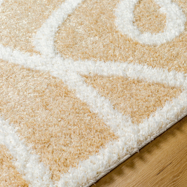 Surya Rodos Rdo-2340 Tan, Wheat, Pearl, Beige Rug.