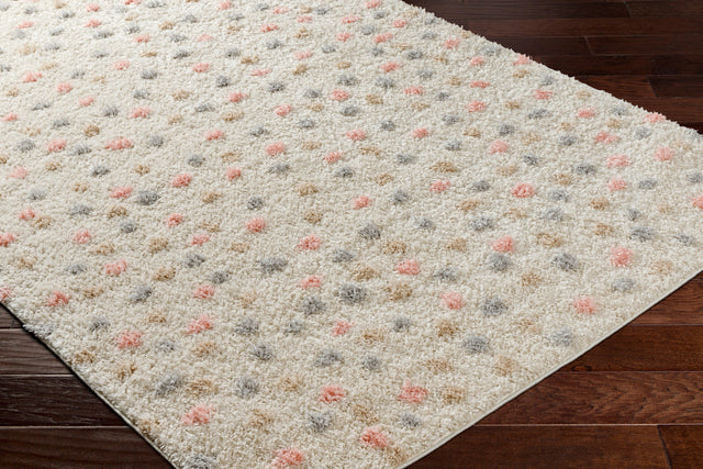 Surya Rodos Rdo-2348 Beige, Light Slate, Mustard, Light Pink Rug.