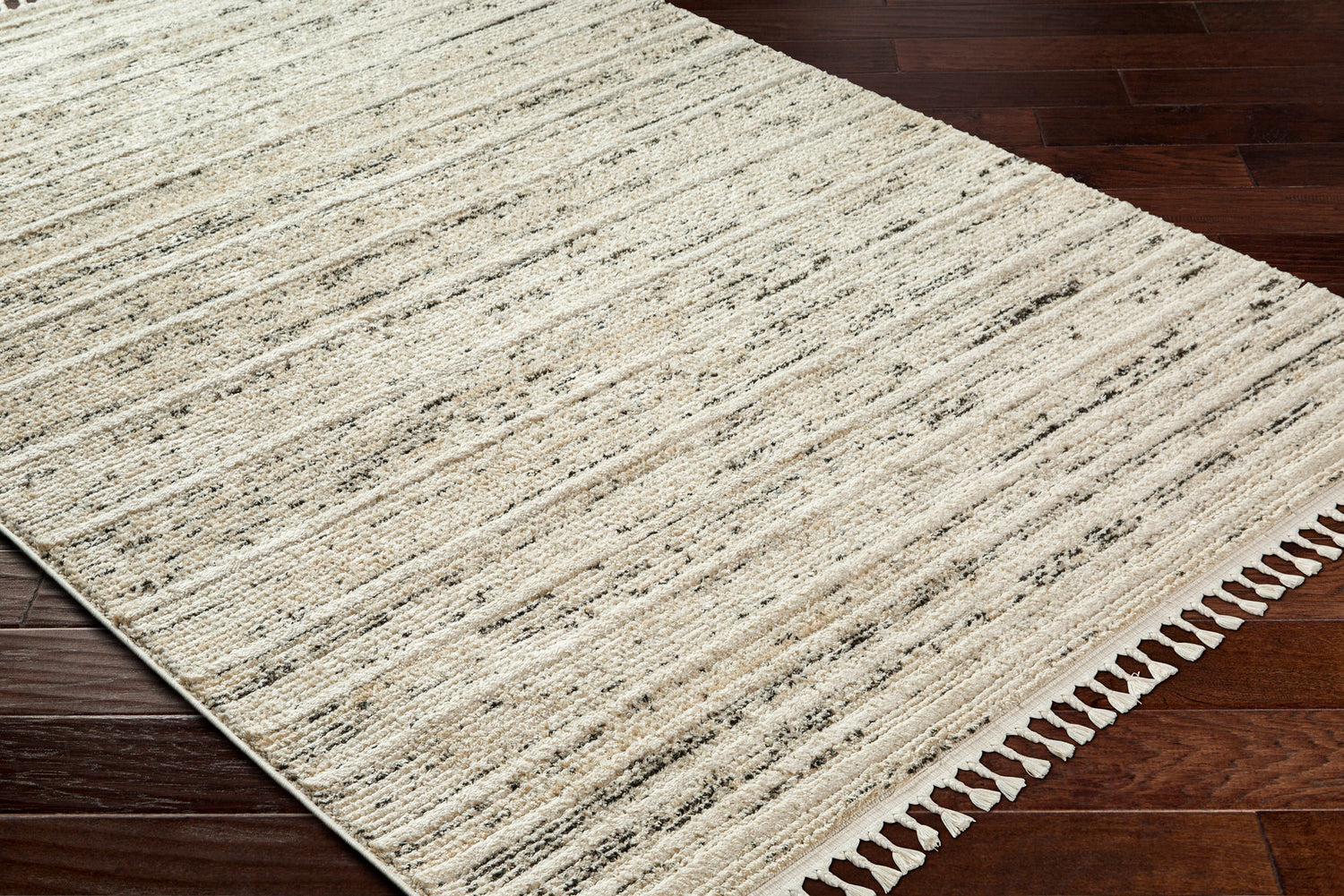 Surya Rudy Rdy-2300 Gray, Ivory, Light Beige, Cream, Medium Gray, Charcoal Rug.