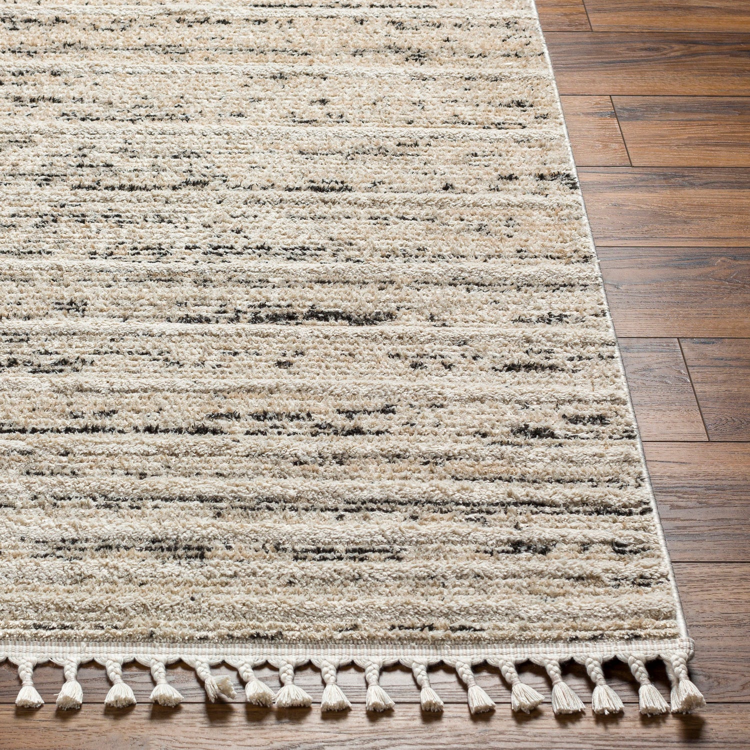 Surya Rudy Rdy-2300 Gray, Ivory, Light Beige, Cream, Medium Gray, Charcoal Rug.