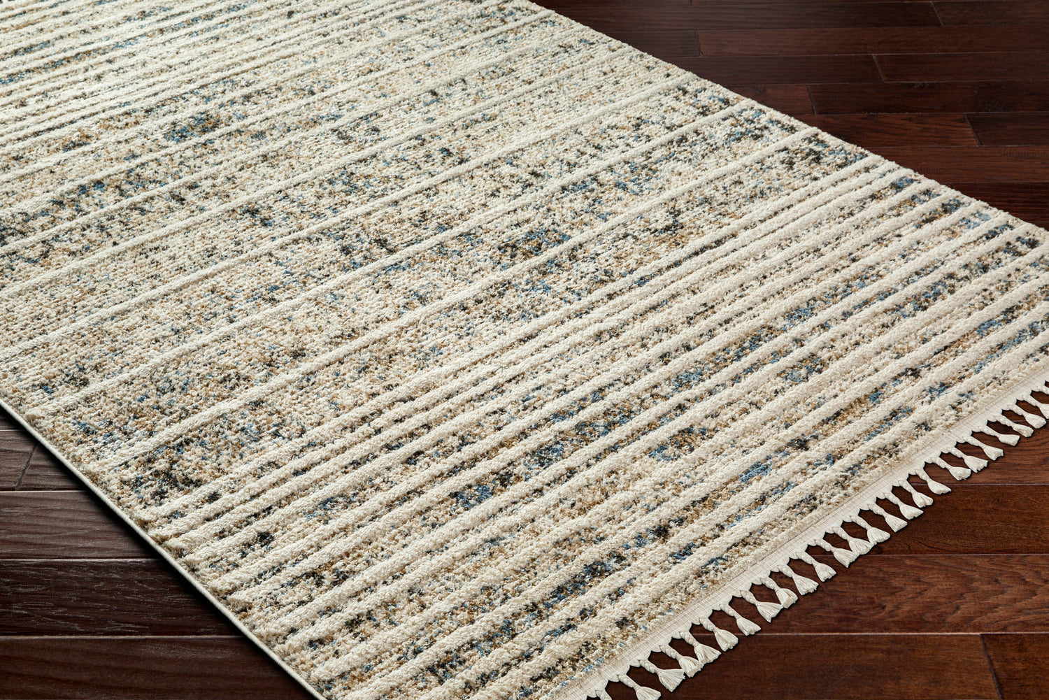 Surya Rudy Rdy-2301 Gray, Ivory, Light Beige, Navy, Cream, Charcoal Rug.