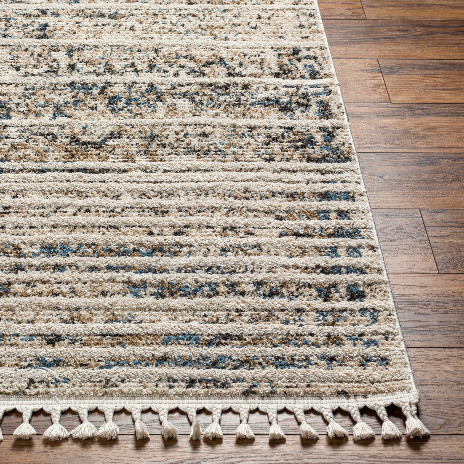 Surya Rudy Rdy-2301 Gray, Ivory, Light Beige, Navy, Cream, Charcoal Rug.
