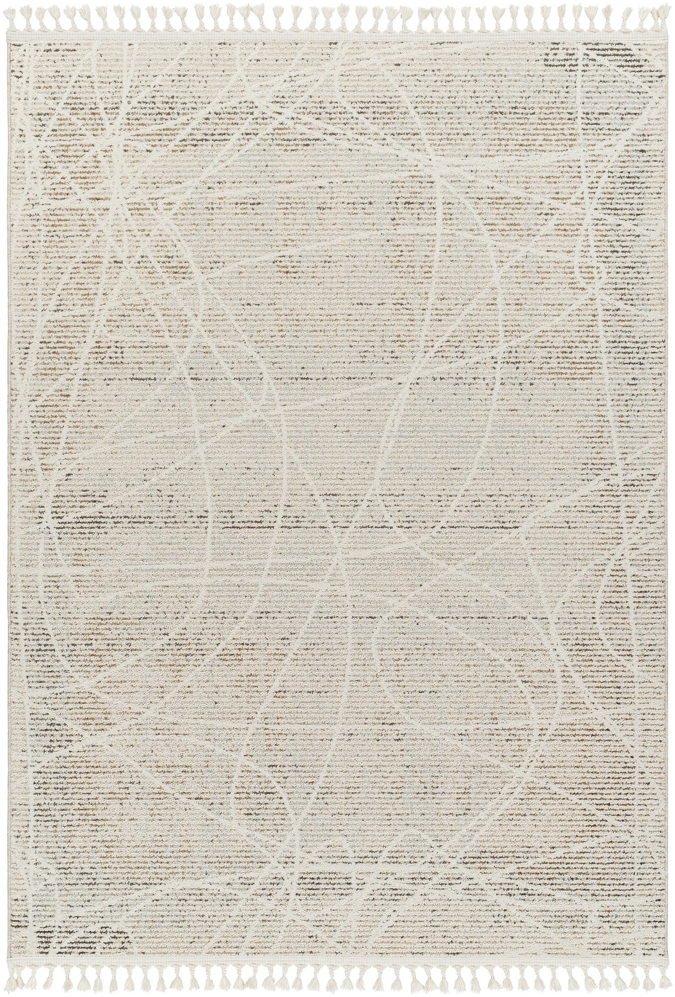 Surya Rudy Rdy-2303 Gray, Light Beige, Medium Gray, Cream, Medium Brown, Charcoal Rug.