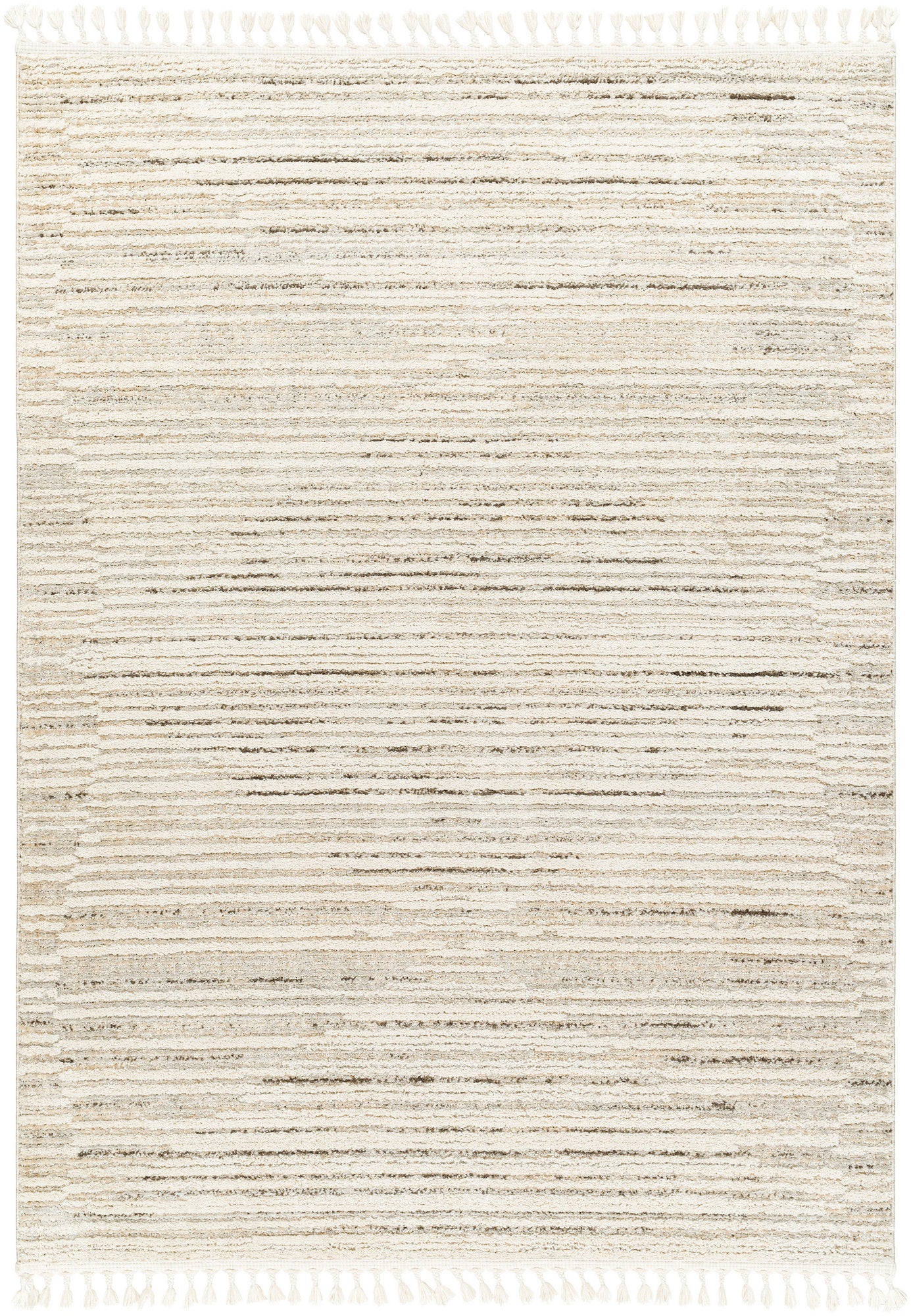 Surya Rudy Rdy-2305 Gray, Cream, Light Beige, Medium Gray, Ivory, Charcoal Rug.