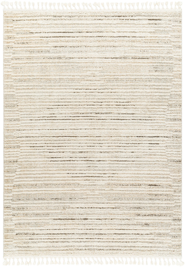 Surya Rudy Rdy-2305 Gray, Cream, Light Beige, Medium Gray, Ivory, Charcoal Rug.