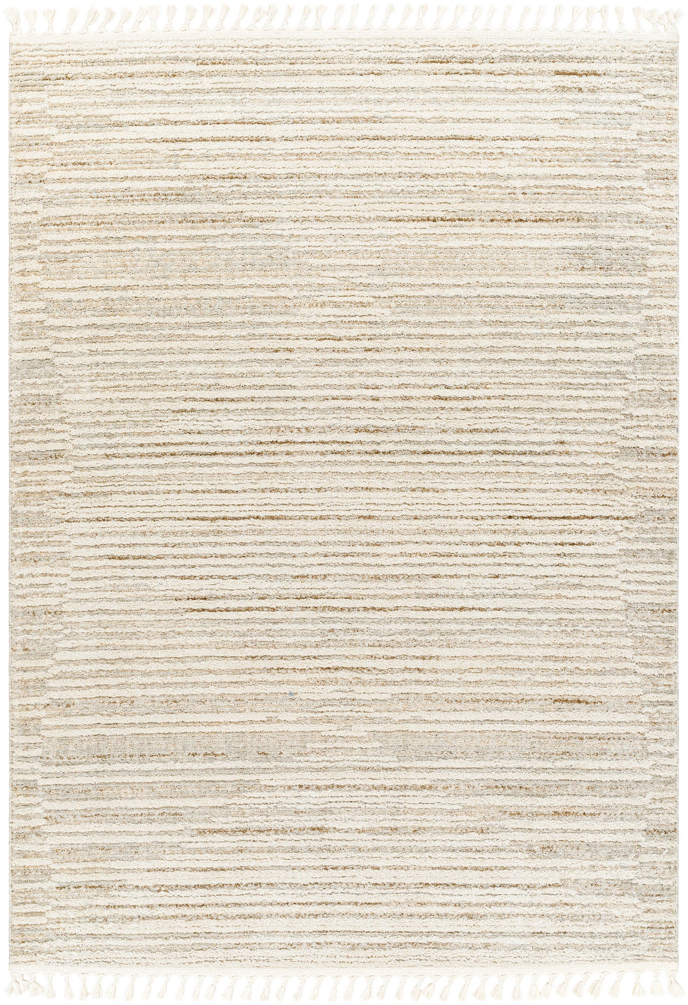 Surya Rudy Rdy-2306 Gray, Cream, Light Beige, Medium Gray, Ivory, Medium Brown Rug.