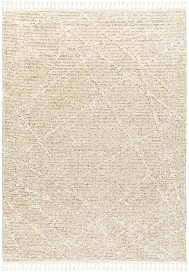 Surya Rudy Rdy-2307 Gray, Light Beige, Ivory, Cream Rug.