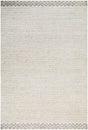 Surya Reika Rek-2307 Light Gray, Charcoal, White, Beige Rug.