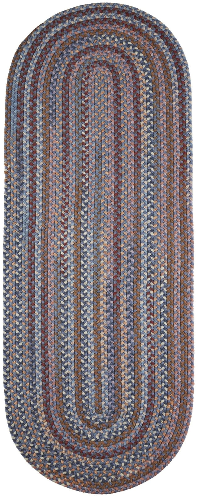 Rhody Rug Astoria AS92 Blue Dragon Braided Rug - Runner