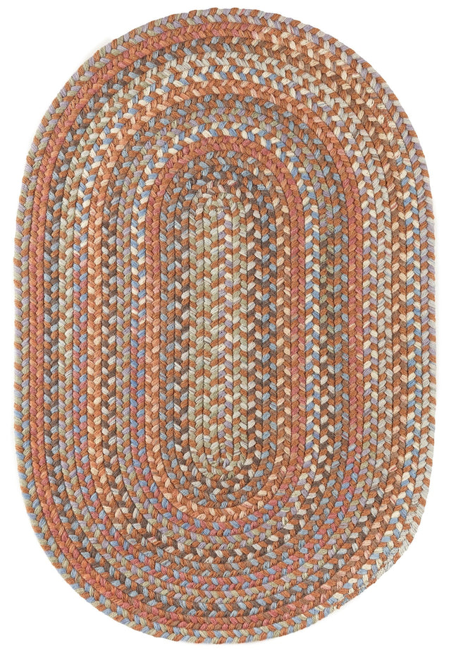 Rhody Rug Bar Harbor BH77 Bombay Braided Rug - Oval