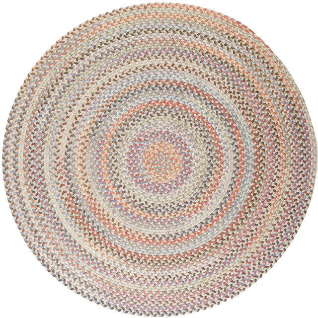 Rhody Rug Bar Harbor BH87 Graphite Braided Rug - Round