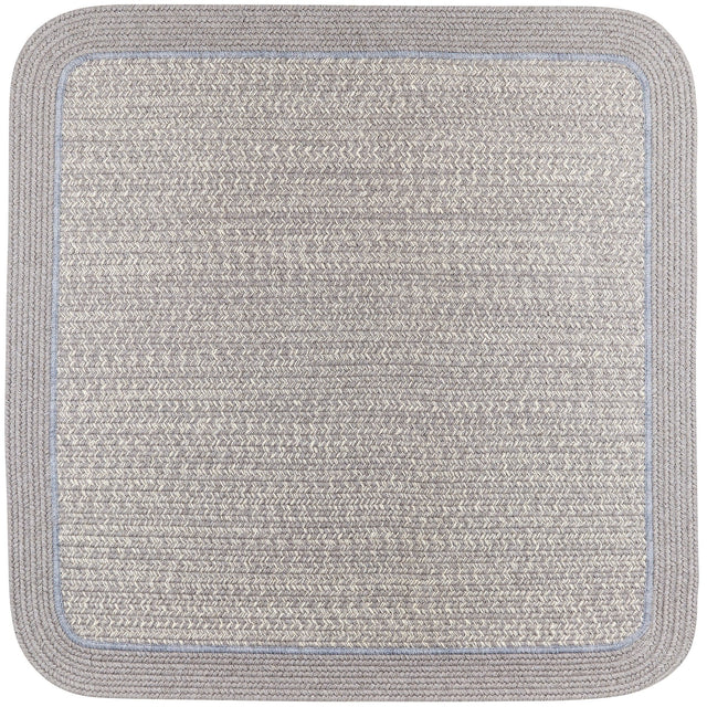 Rhody Rug Casual Comfort CC48 Silvermist Braided Rug - Square