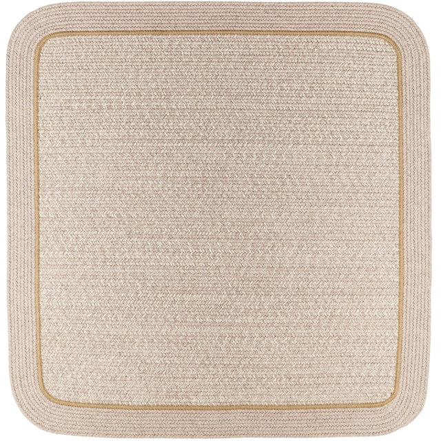 Rhody Rug Casual Comfort CC58 Sesame Braided Rug - Square
