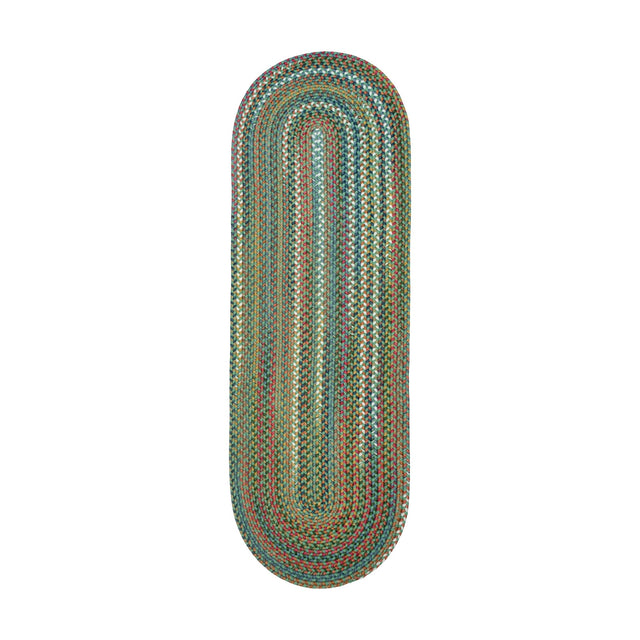Rhody Rug Country Jewel CJ65 Peridot Braided Rug - Runner