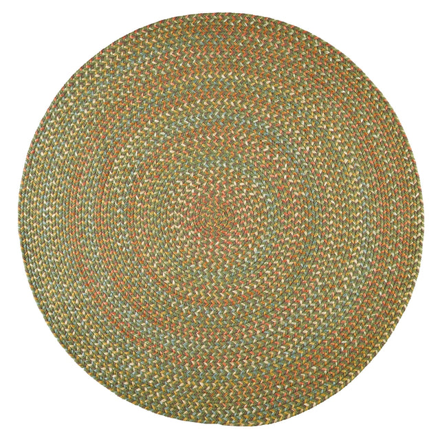 Rhody Rug Cypress CY67 Olive Braided Rug - Round