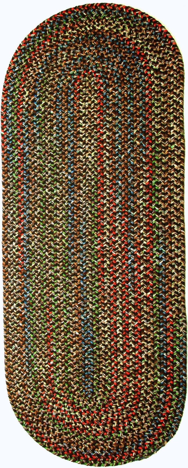 Rhody Rug Katie KA33 Brown Braided Rug - Runner