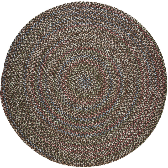 Rhody Rug Katie KA33 Brown Braided Rug - Round