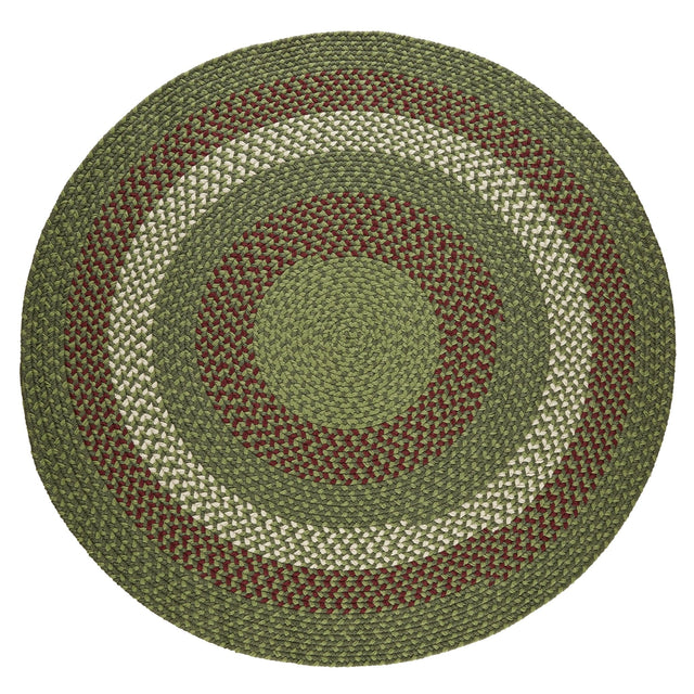 Rhody Rug Manhattan MA24 Greenmarket Braided Rug - Round