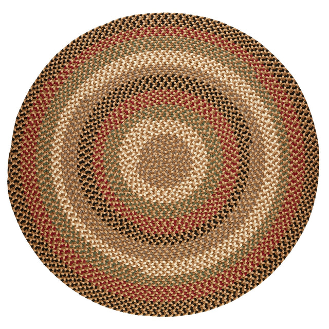 Rhody Rug Mayflower MF53 Natural Earth Braided Rug - Round