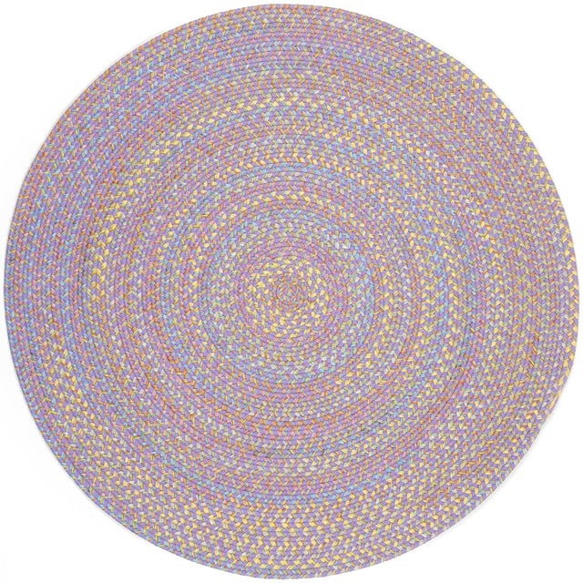 Rhody Rug Playtime PT15 Violet Braided Rug - Round